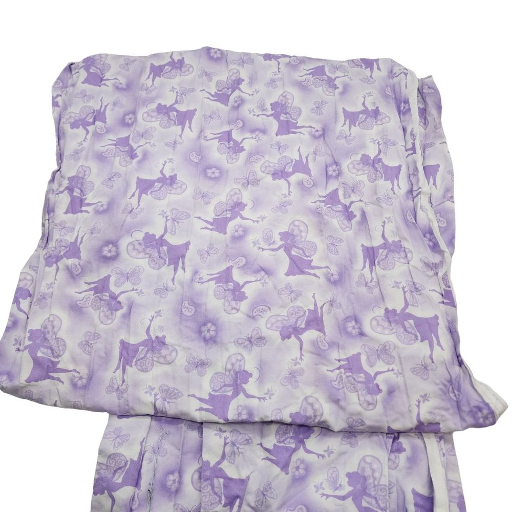 Concord Pixie Garden Purple fabric 100% cotton 46 x 165 Prewashed